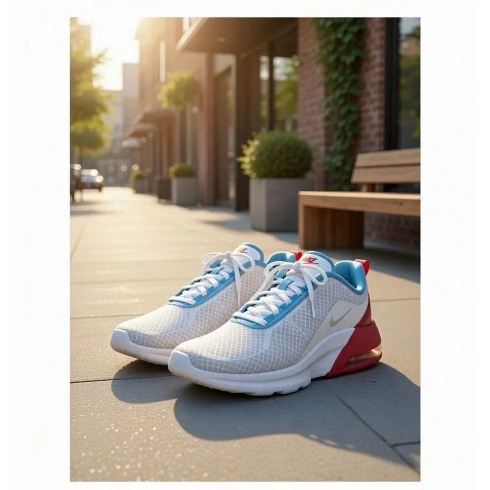 Nike Air Max Motion 2 "Popsicle"Athletic  Shoes Women's Sz6.5Blue Red CW4285-100